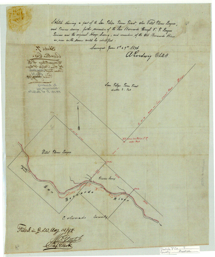 10872, Austin County Sketch File 7, General Map Collection