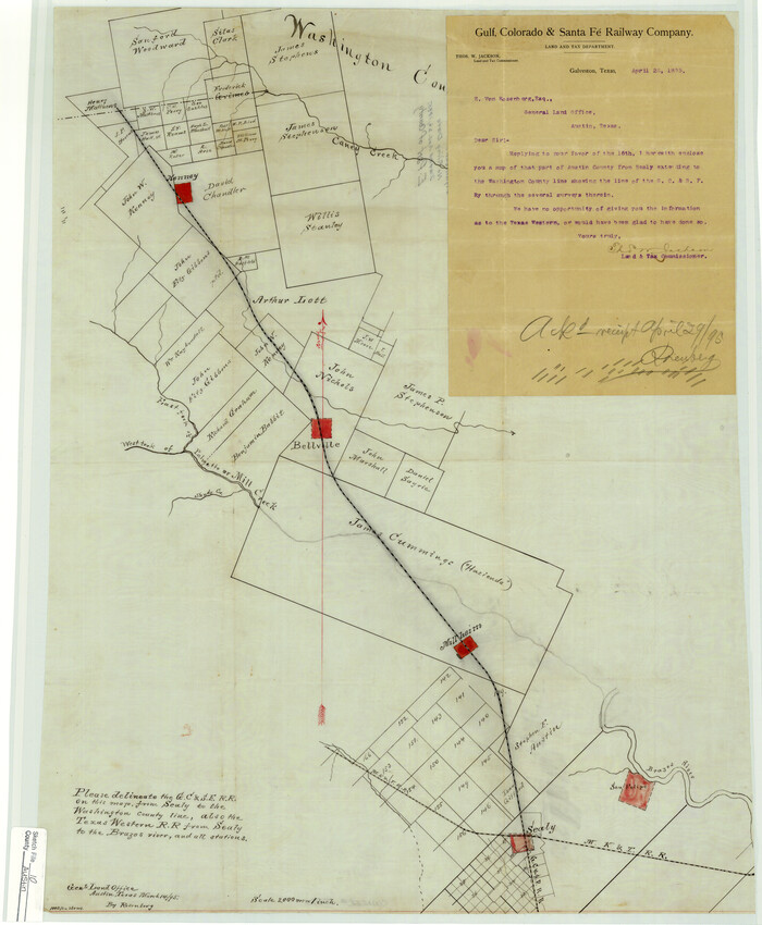 10875, Austin County Sketch File 10, General Map Collection