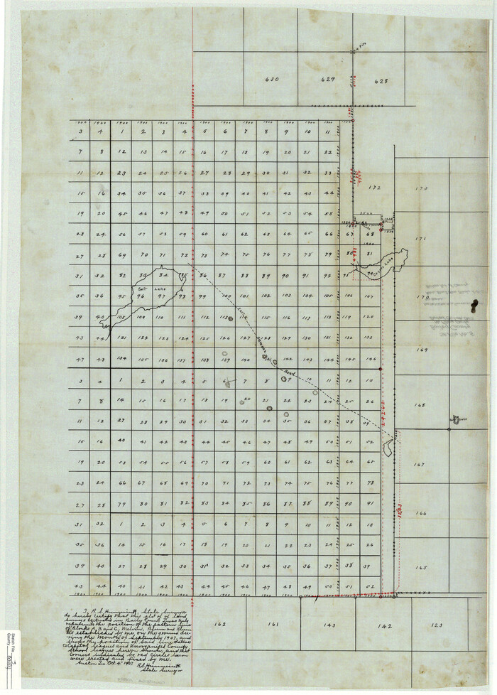 10883, Bailey County Sketch File 5, General Map Collection