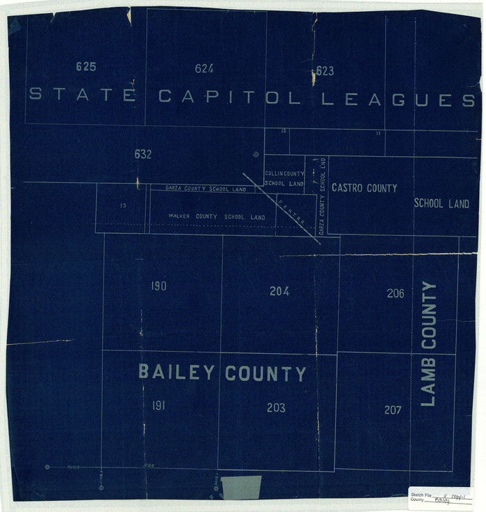 10886, Bailey County Sketch File 11, General Map Collection