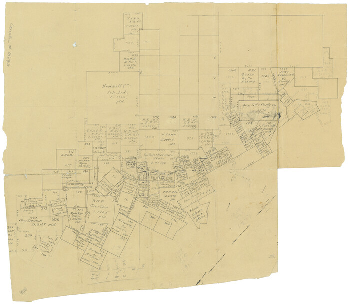 10893, Bandera County Sketch File 19, General Map Collection