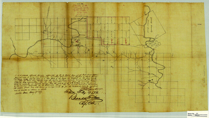 10910, Baylor County Sketch File AA, General Map Collection