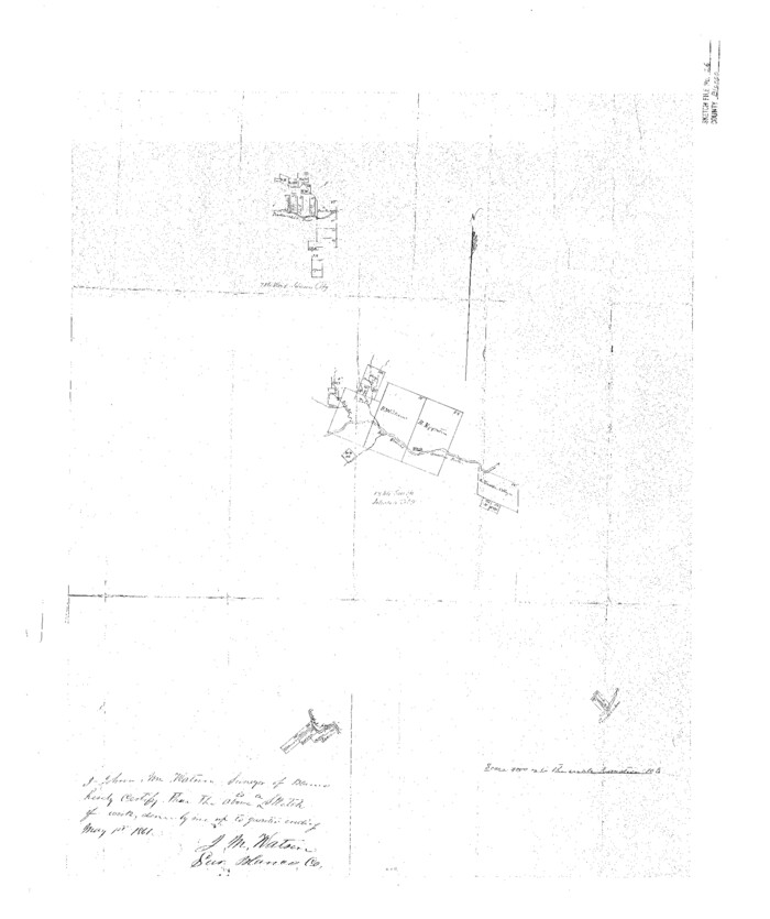 10929, Blanco County Sketch File 16, General Map Collection