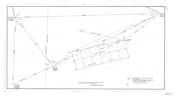 10935, Borden County Sketch File 10a, General Map Collection