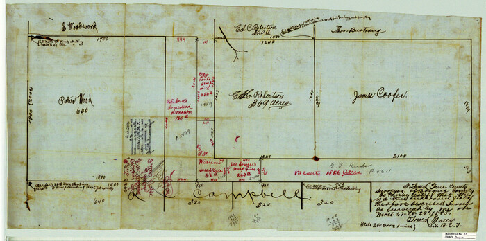 10939, Bosque County Sketch File 33, General Map Collection