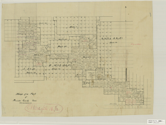 10961, Brewster County Sketch File N-1, General Map Collection