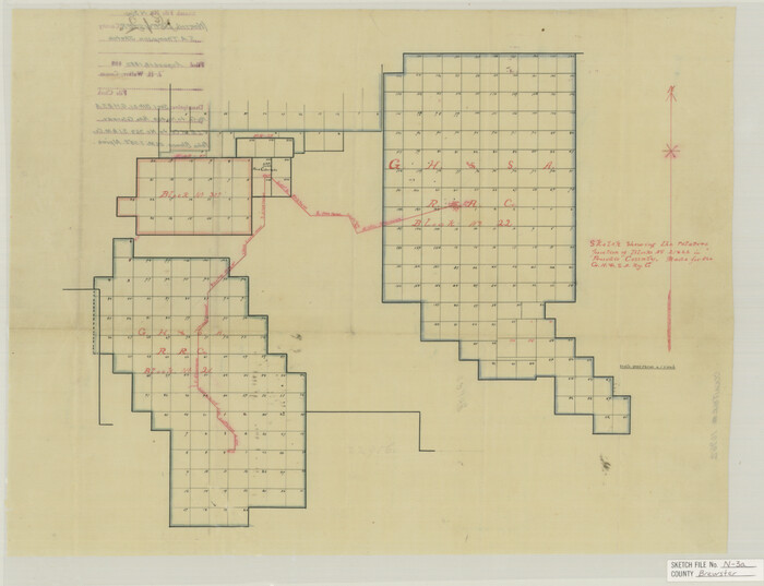 10962, Brewster County Sketch File N-3a, General Map Collection