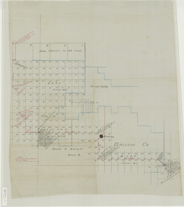 10994, Briscoe County Sketch File 5, General Map Collection