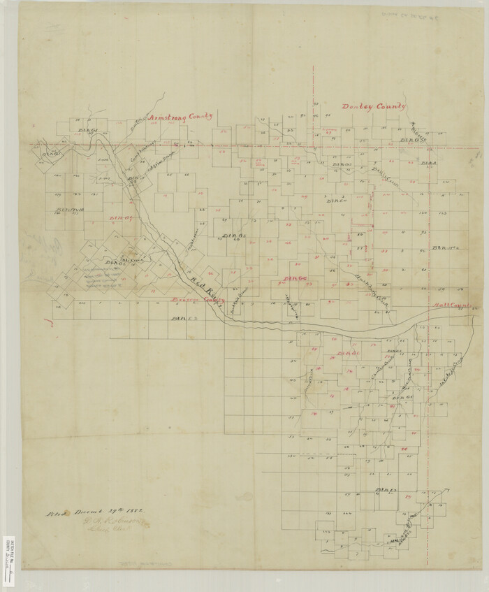 10995, Briscoe County Sketch File 6, General Map Collection