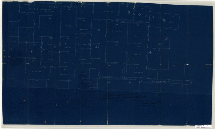 11007, Briscoe County Sketch File J, General Map Collection