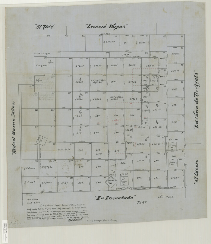 11015, Brooks County Sketch File 2, General Map Collection
