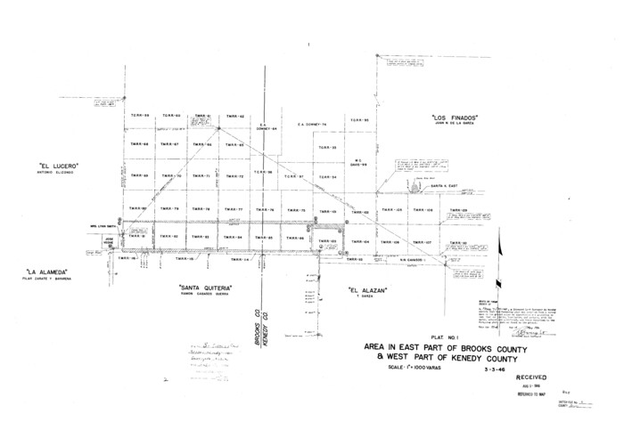 11018, Brooks County Sketch File 8, General Map Collection