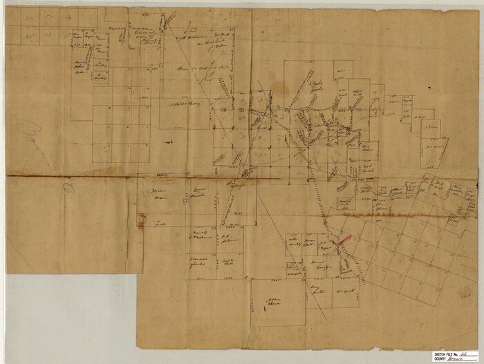 11023, Brown County Sketch File 26, General Map Collection