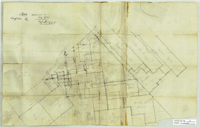 11030, Caldwell County Sketch File 2, General Map Collection