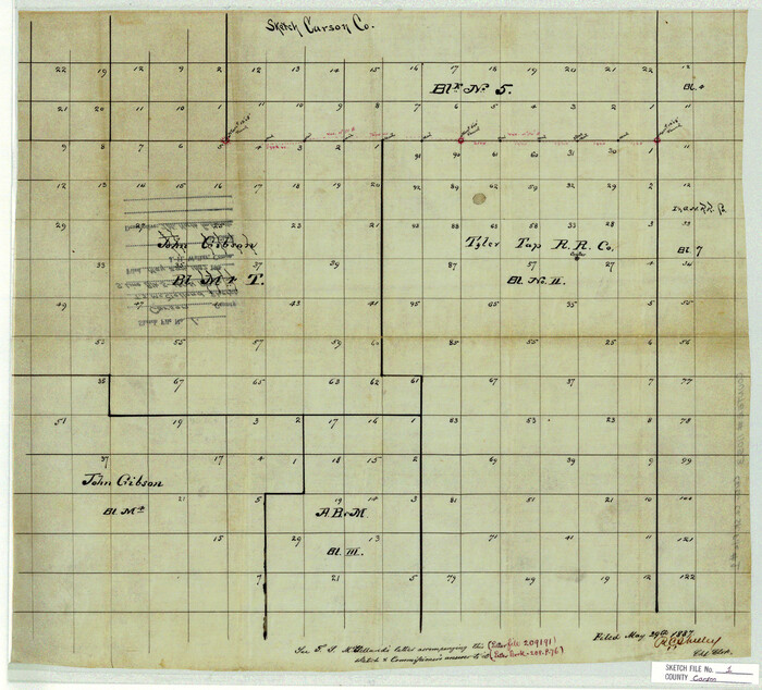 11053, Carson County Sketch File 1, General Map Collection