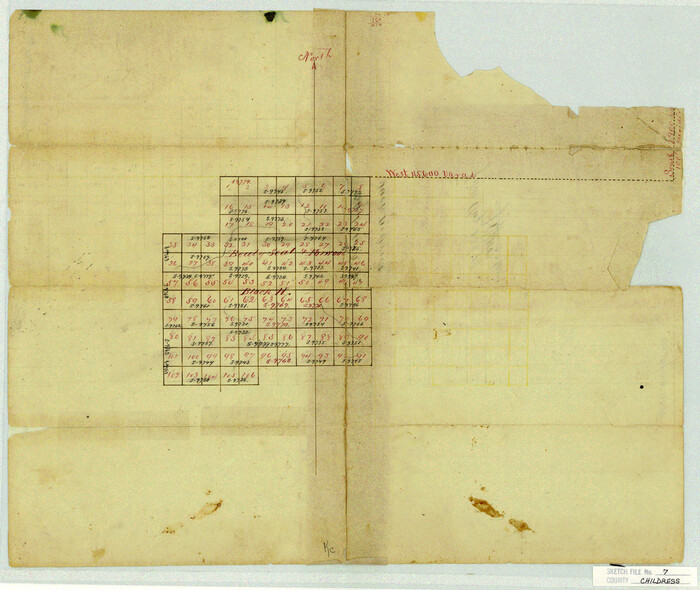 11079, Childress County Sketch File 7, General Map Collection