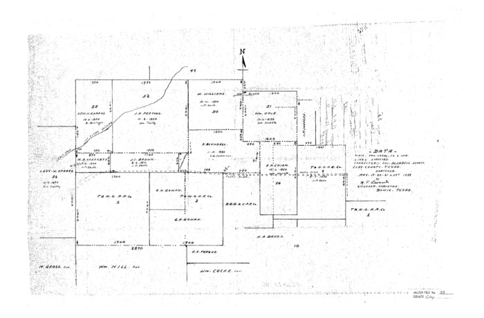 11092, Clay County Sketch File 38, General Map Collection