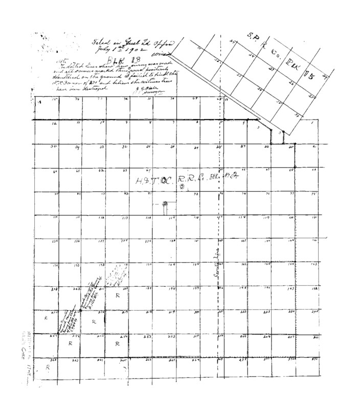11109, Coke County Sketch File 17-18, General Map Collection
