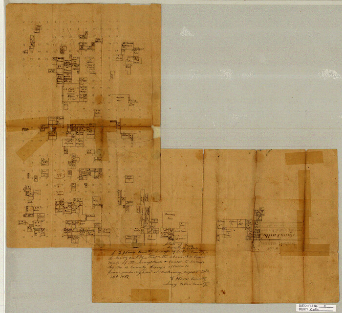 11126, Collin County Sketch File 3, General Map Collection