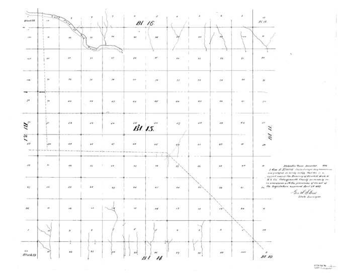 11129, Collingsworth County Sketch File 2, General Map Collection