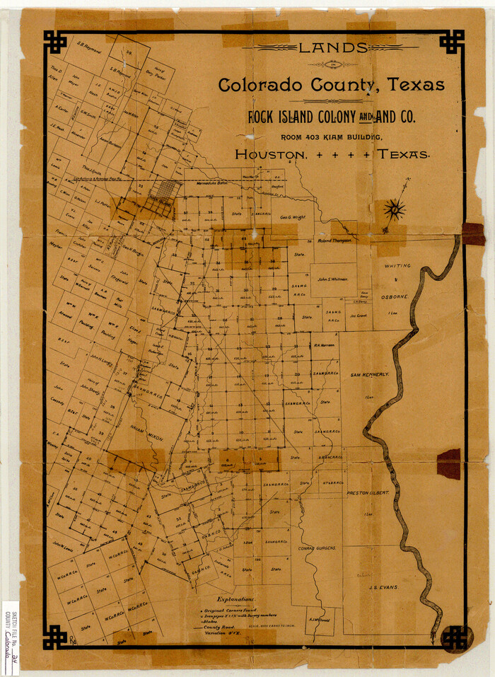 11137, Colorado County Sketch File 24, General Map Collection