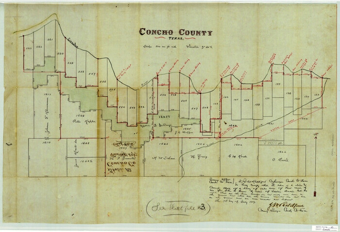 11150, Concho County Sketch File 10, General Map Collection