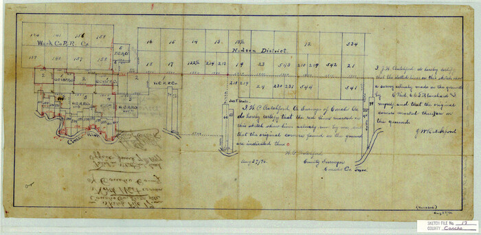 11152, Concho County Sketch File 17, General Map Collection