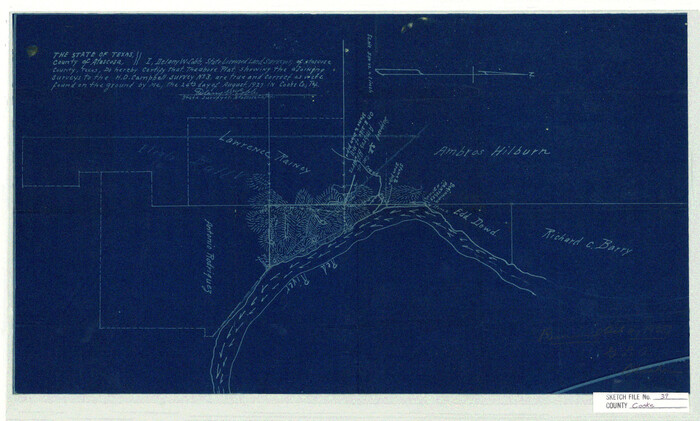 11176, Cooke County Sketch File 39, General Map Collection