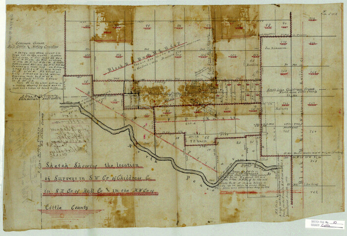 11193, Cottle County Sketch File 10, General Map Collection