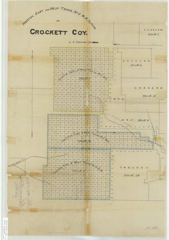 11216, Crockett County Sketch File 12, General Map Collection