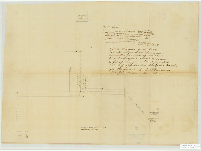 11223, Crockett County Sketch File 43, General Map Collection