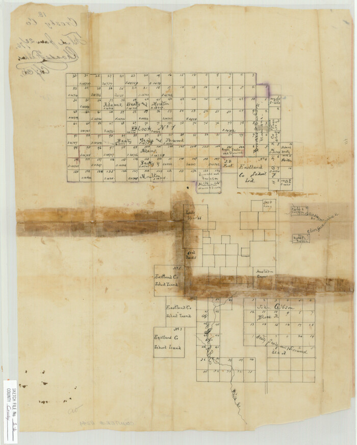 11244, Crosby County Sketch File 1b, General Map Collection