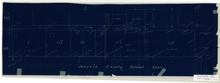 11256, Crosby County Sketch File 27, General Map Collection