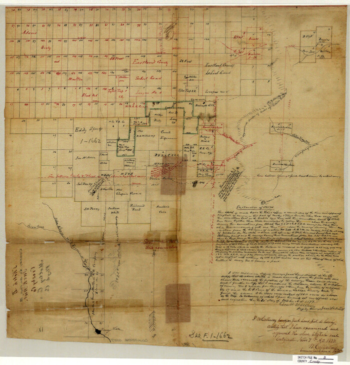 11259, Crosby County Sketch File B, General Map Collection