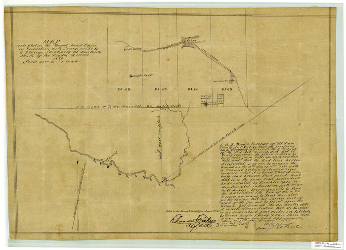 11262, Culberson County Sketch File 3b, General Map Collection