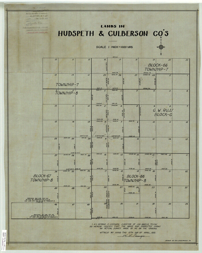 11267, Culberson County Sketch File 15, General Map Collection