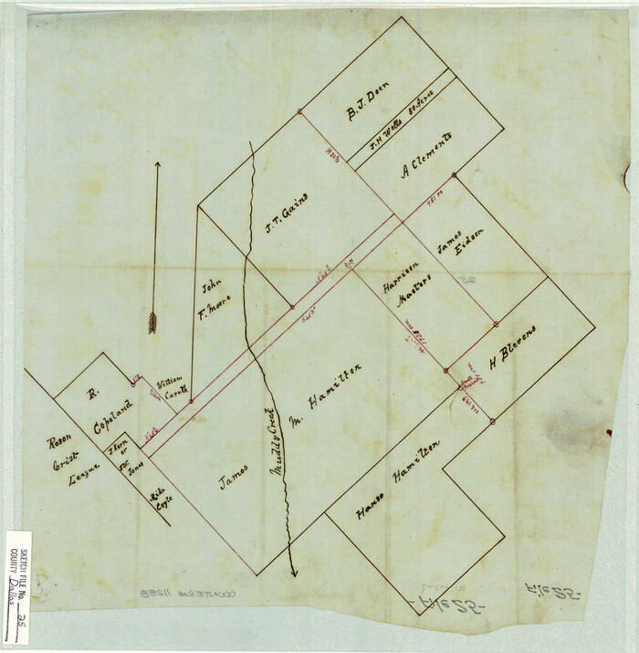 11288, Dallas County Sketch File 25, General Map Collection