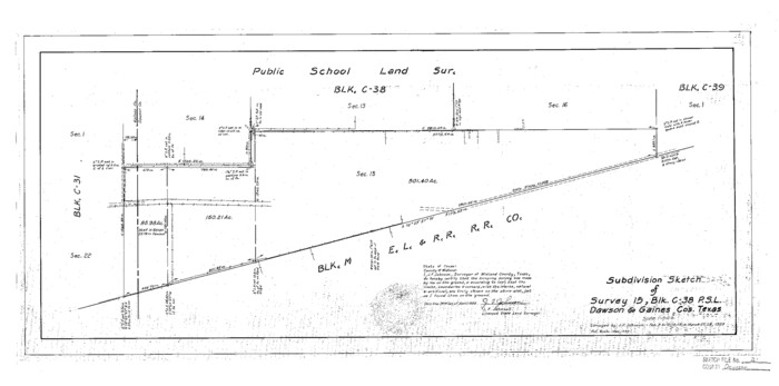 11297, Dawson County Sketch File 21, General Map Collection
