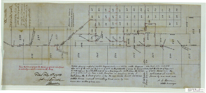 11306, Deaf Smith County Sketch File D, General Map Collection