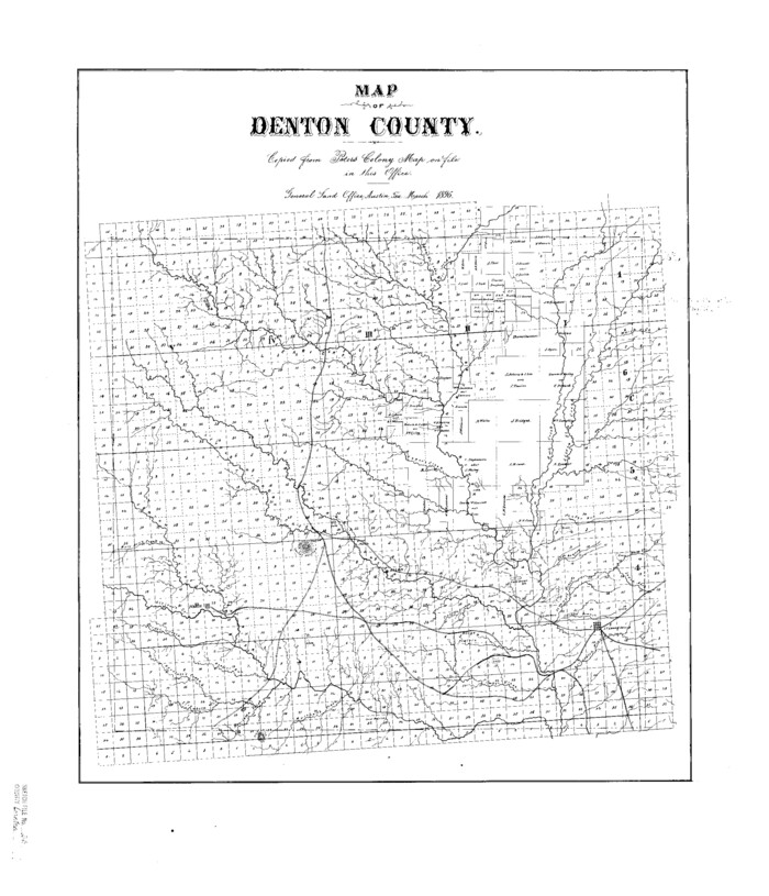 11311, Map of Denton County, General Map Collection