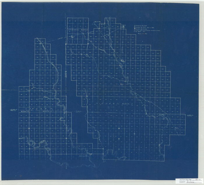 11322, Dickens County Sketch File 18a, General Map Collection