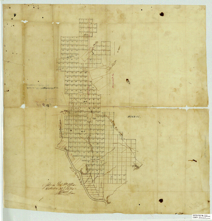 11338, Dimmit County Sketch File 10, General Map Collection