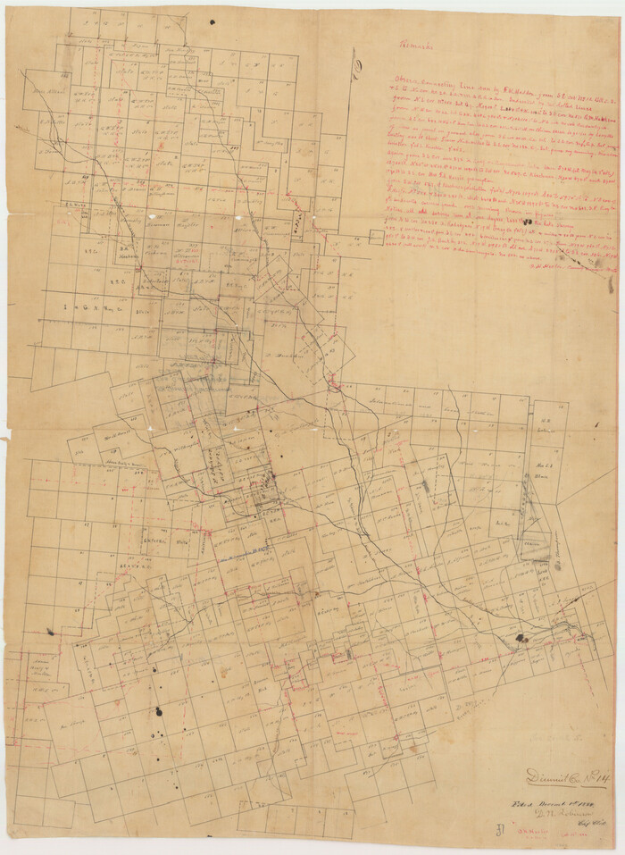 11342, Dimmit County Sketch File 14, General Map Collection