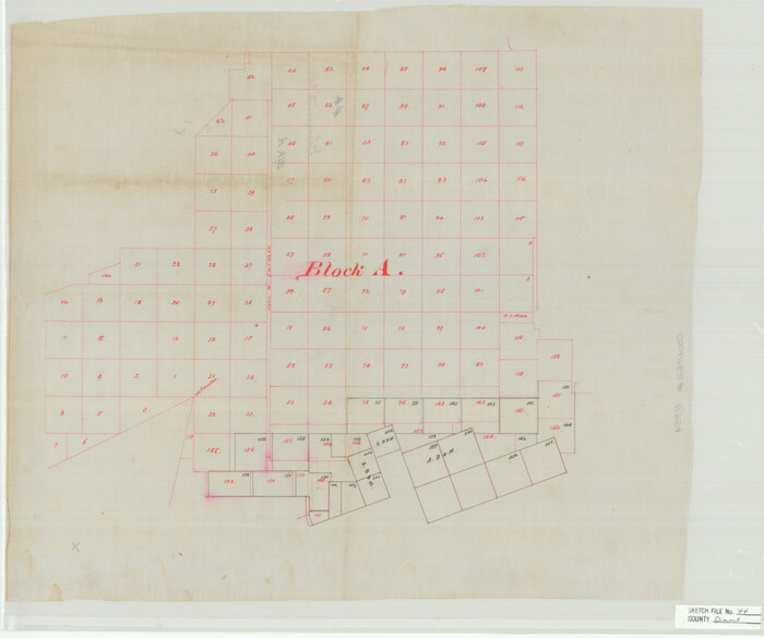 11354, Dimmit County Sketch File 44, General Map Collection
