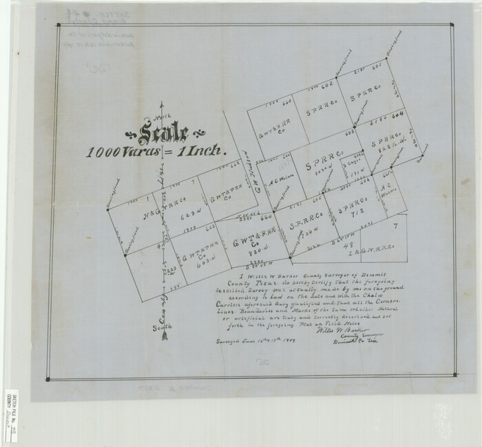 11357, Dimmit County Sketch File 48, General Map Collection