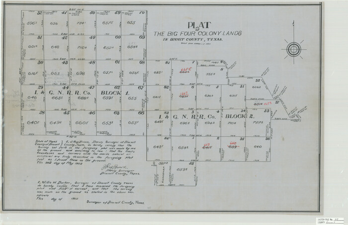 11358, Dimmit County Sketch File 49, General Map Collection