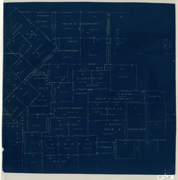 11379, Donley County Sketch File B9, General Map Collection