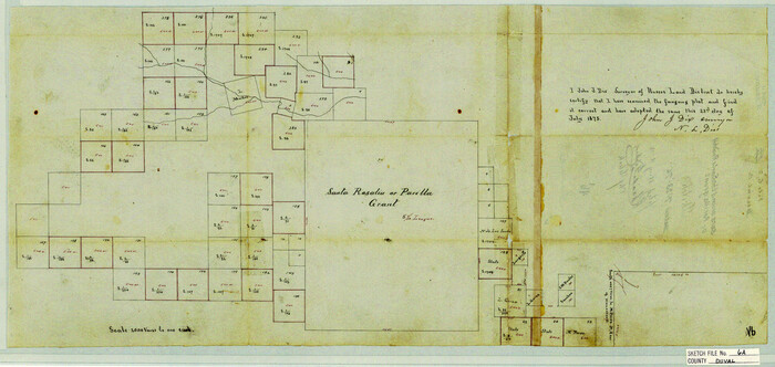 11382, Duval County Sketch File 6a, General Map Collection
