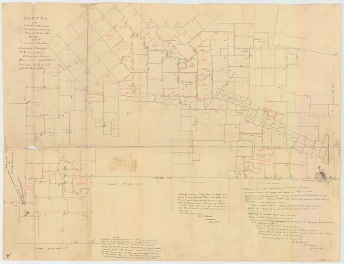 11385, Duval County Sketch File 21, General Map Collection
