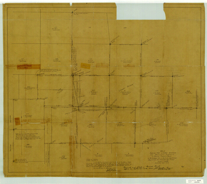 11396, Duval County Sketch File 40b, General Map Collection